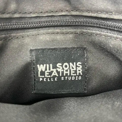 wilson's leather  Pelle Studio Black Small Crossbody Bag