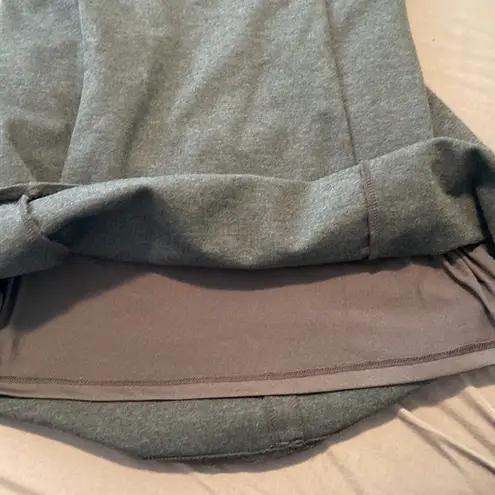 MICHAEL Michael Kors Charcoal Shift Dress with Patent Accents Gray Size 8