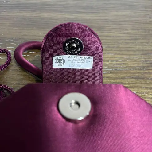 La Regale Mini Clutch Crossbody Cocktail Evening Purse Art Deco Style 5” Purple