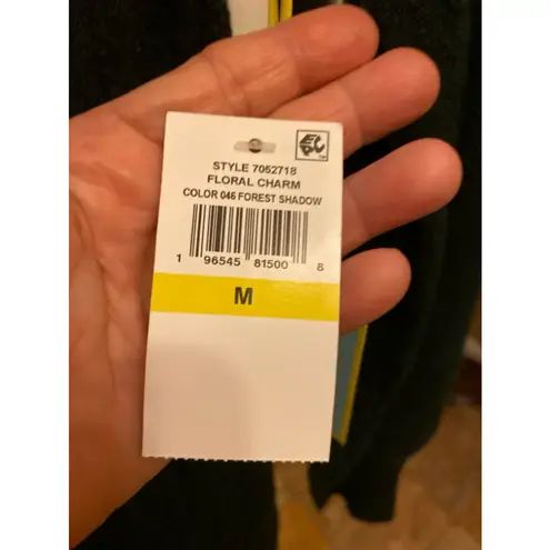 CeCe forest green cable knit sweater dress size M