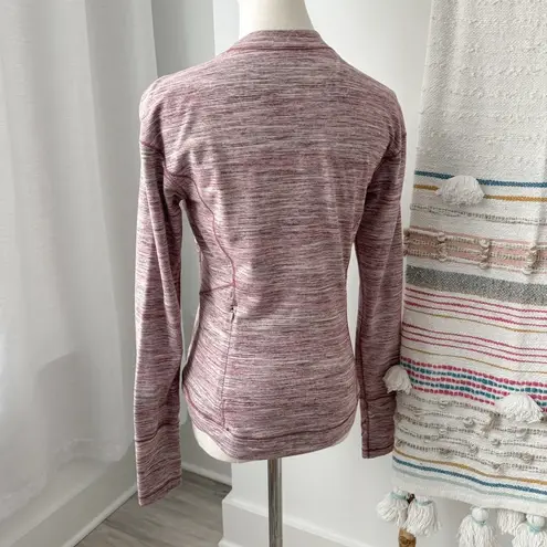 Lululemon  Close To Crossing Long Sleeve Rulu Space Dye Camo Plumful Smoky Blush