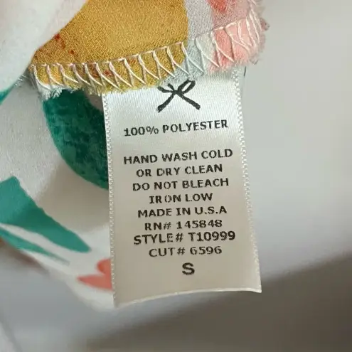 Everly  • Green Orange Floral Tank Top