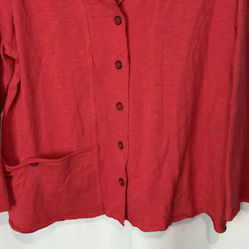 Habitat Women's Red Cardigan Size XL