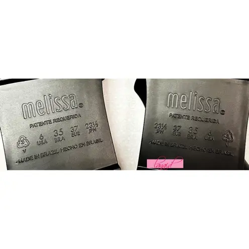 Melissa NEW Creatives Flat Black Pink Strappy Chunky Platform Edgy Jelly Sandals