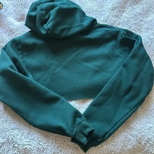 Ryderwear Green Cropped Hoodie