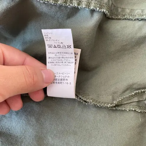 L.L.Bean Utility Jacket Women’s XL – Green Field Coat Snap Button Zip