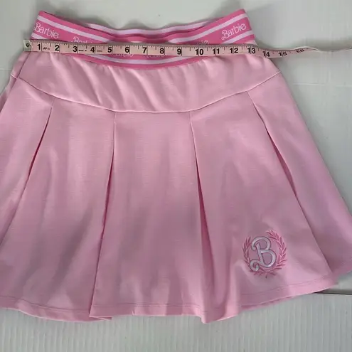 Barbie Women’s Pink Pleated Skater Tennis Mini Golf Skirt Medium