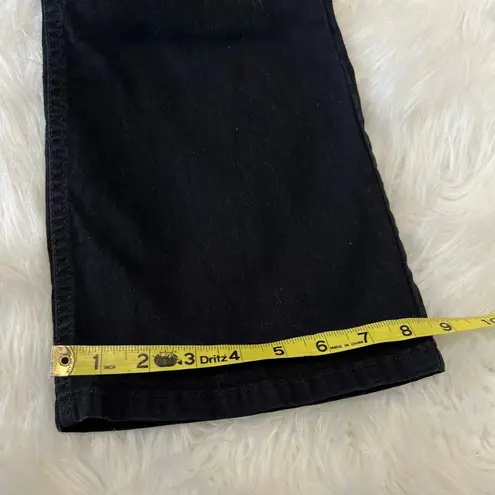 Levi Strauss & CO. Signature Black Denim Jeans At Waist Bootcut Miss Sz 10 short