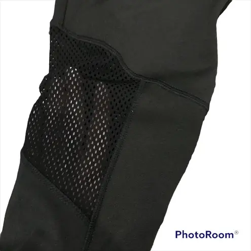 POP fit black ari cropped leggings with pockets crops yoga athleisure S 