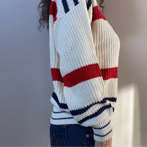 NWT Vintage retro 80s acrylic knit stripe Rhythm & Blues by Catalina sweater XL