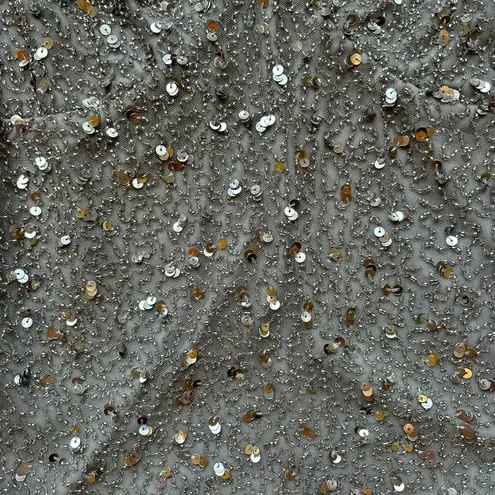 Marina Vintage Women's V Neck Sleeveless Sequins Beaded Embellished Tank Top Size M