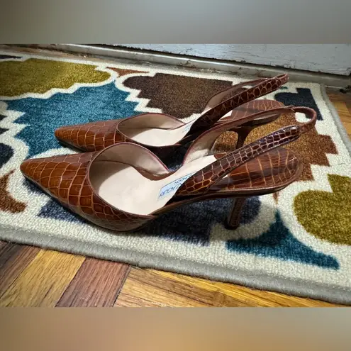 Joseph Azagury London brown crocodile