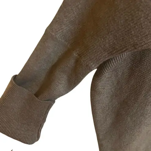 BlueIvy cowl neck dolman sleeve sweater oversized medium M/L Tan Size L