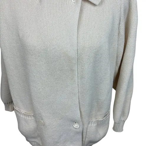 RTW Charleston cardigan/sweater, size Medium, vintage, heavyweight, pockets