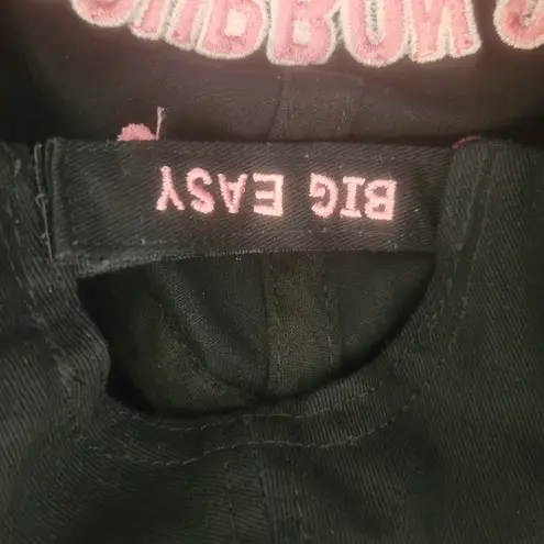 Raw & Ma Black and Pink New Orleans Bourbon Street Baseball Hat One Size