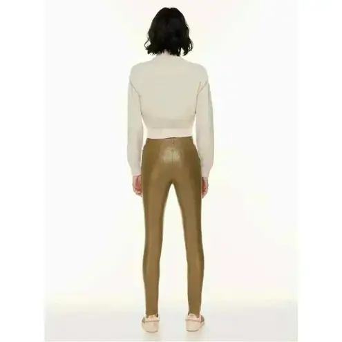 Wilfred Aritzia High Waisted Vegan Leather Charm
Pants Size 0 Brown Stylish