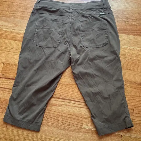 prAna  Cargo Capris Olive Size 4 Y2K 90s