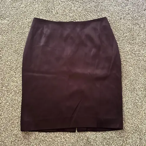 Akris dark purple pencil skirt size 14