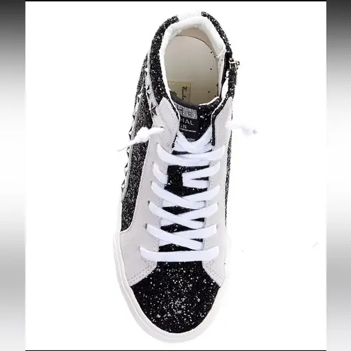 Vintage Havana dormy glitter star studded high top platform sneaker