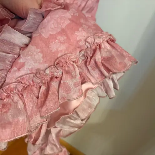 V. Chapman The Scarlette Dress in Pink Peony Print Size 2