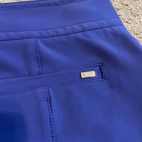 Tail Periwinkle Cropped Zippered Cuff Golf Pants Size 10