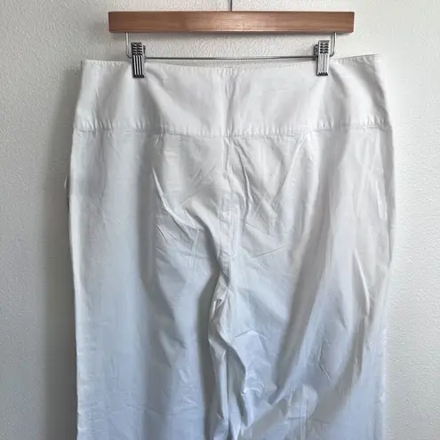 Ralph Lauren  | NWT White Wide Leg Sailor Pants Slacks 100% Cotton | Size 16