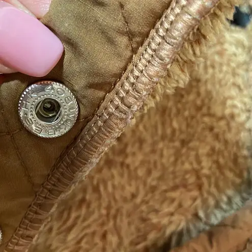 ••Brown Sherpa Pullover Brown Size M