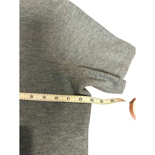 Marine layer Heather Blue Merino Wool Blend Short Sleeve Sweater Tee Size Large