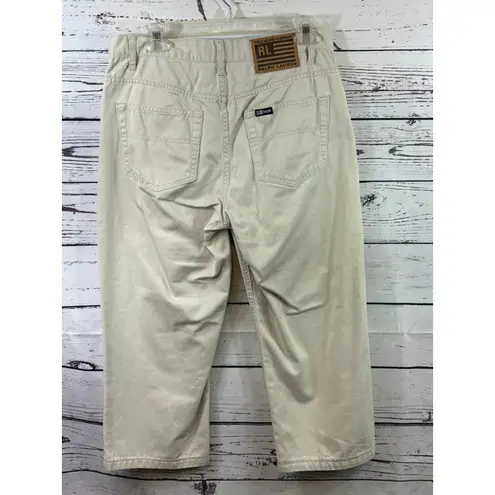 Women's Polo Jeans Co. Ralph Lauren Beige Capris Size 8