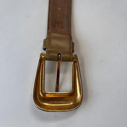 Anne Klein  For Croton Leather Womens Belt Size Large Bronze Tan 18743 Statement