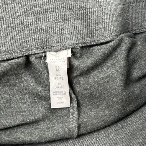 Balance Collection Gray Joggers Pockets Size M