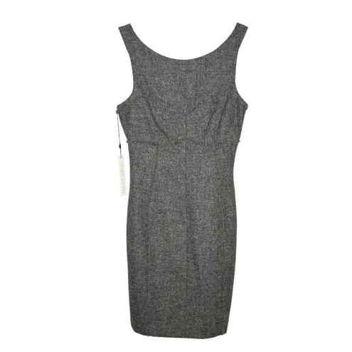 Susana Monaco 2000s Lambswool Gray Sheath Dress Fall Hoilday Sz 2