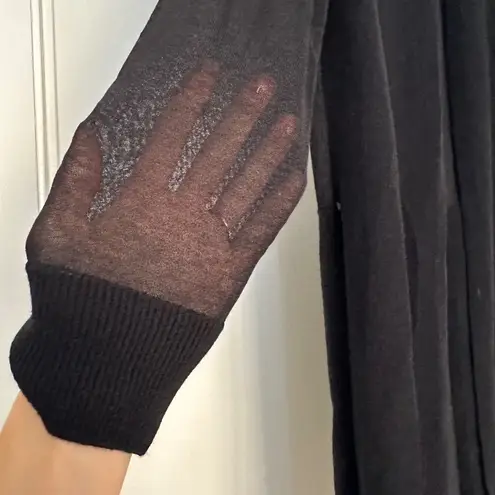 Lafayette 148 Cashmere BlendTight Knit Open Front Cardigan Sweater