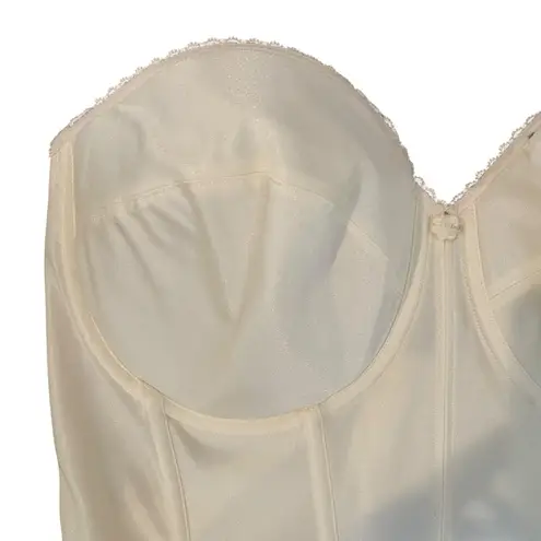 Dominique Women's Noemi Backless Strapless Bustier Bridal Bra Ivory Size 42D