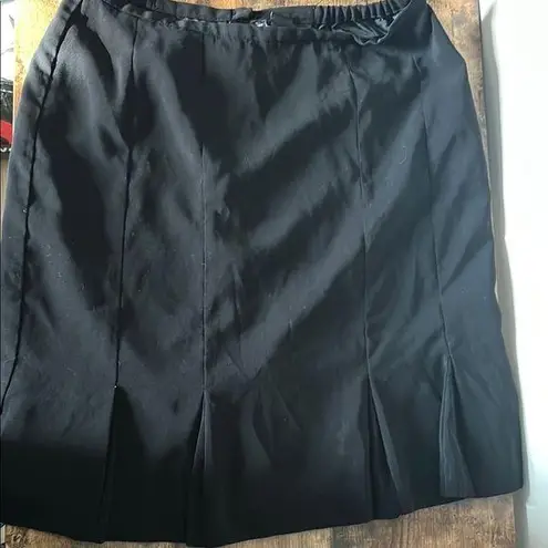 Norton Mcnaughton Black 10P pleated skirt