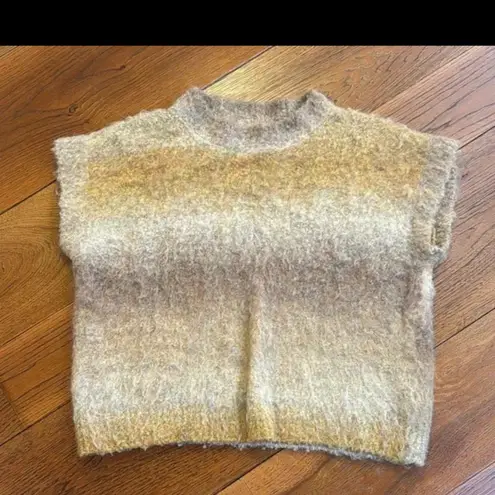 ZARA  Degrade Knit Vest Sweater Ombre size small