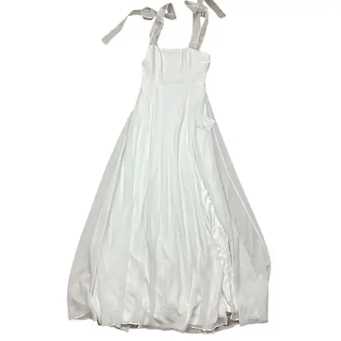 NWT Lulus Women's White Radiant Romance White Tie