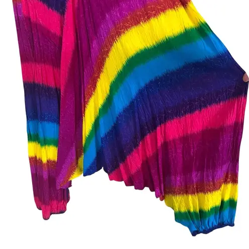 Shop Therapy Rainbow Striped Harem Pants Pink Size undefined