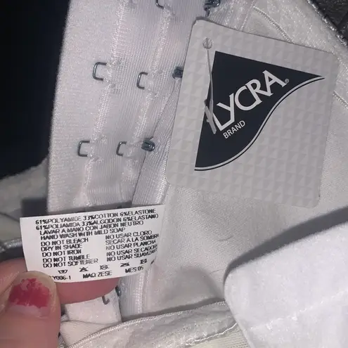 Ardyss Shapewear NWT Ardyss Lycra Body Magic Body Shaper Womens 48 White BOMA-48 Lace Corset