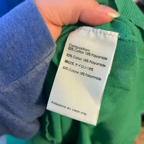 3.1 Phillip Lim PHILLIP LIM KELLY GREEN COTTON SWEATER