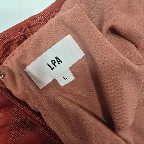 LPA Alessa Dress in Sienna Large