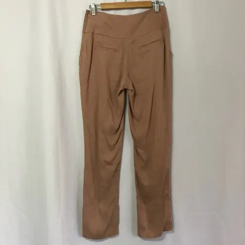 Elizabeth and James Pink Soft Trousers Dress Pants Womens 2 High Rise Straight Leg