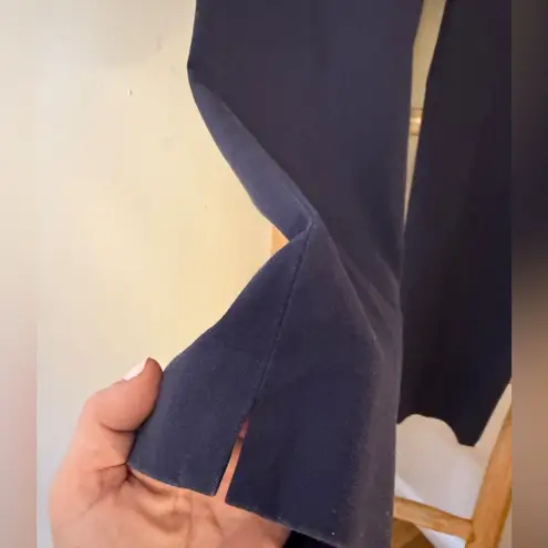 J. McLaughlin Margot Cropped Side Zip Pant Navy Size 4