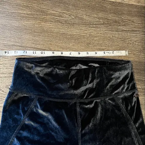 CALIA by Carrie Underwood Effortless Velvet Blue Leggings Medium