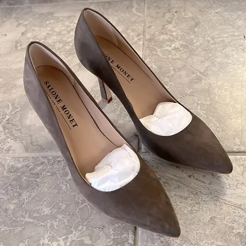 Salone Monet Anita Pump Women’s Leather Dressy Pumps, Size 11 New in Box $395 Brown