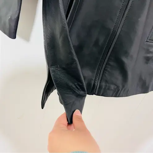 Ellen Tracy Genuine Leather Jacket Black Size S