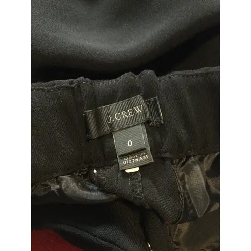 J.Crew  Black Career Pants Business Casual Dress Pants Office Wear Size 0‎