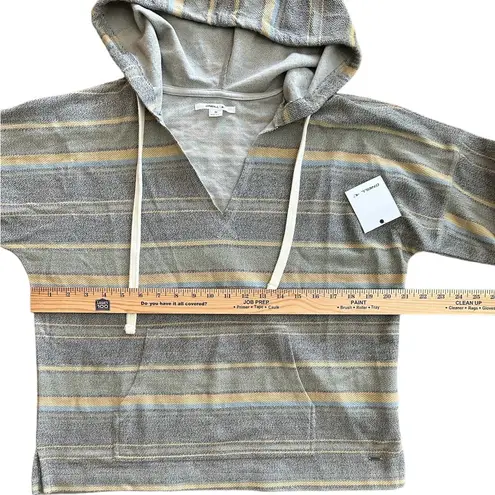 O'Neill NWT O’Neill Rosarito Hoody Women’s Size Medium Striped Minimalist Boho Comfort