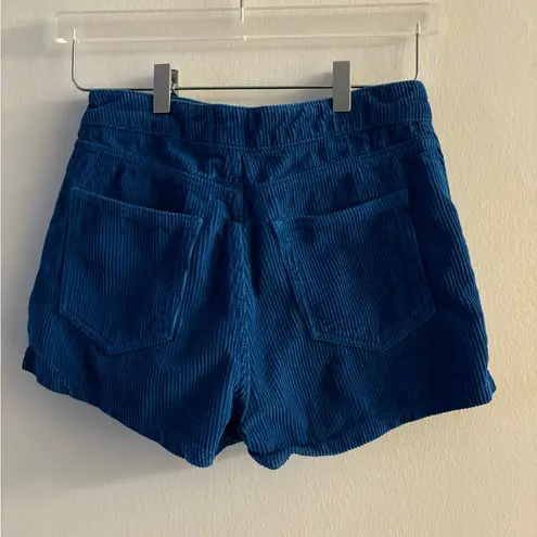 BDG Urban Outfitters  High Waisted Blue Corduroy Shorts Size Small