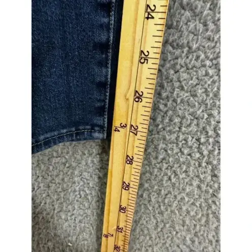 Leith ‎ jeans womens 26 blue light wash distressed mid rise skinny stretch